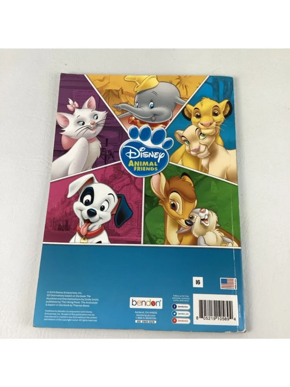 Disney Coloring Activity Books Lot Animal Friend Princess Bambi Dumbo Snow White